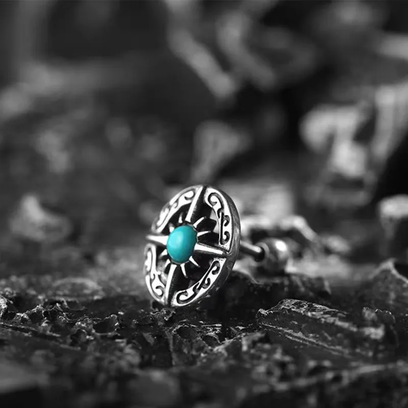 BLESSED BULLET Alloy Stud Earrings Unisex-5