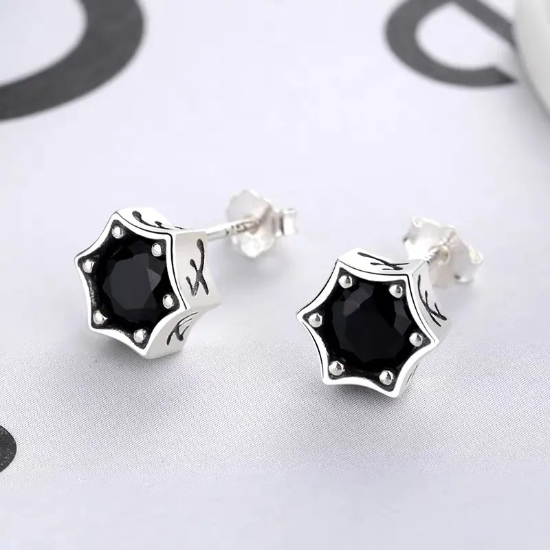 BLESSED BULLET Copper Alloy Stud Earrings Unisex-4
