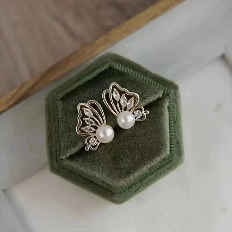 BLESSED BULLET Copper Stud Earrings Women's-3