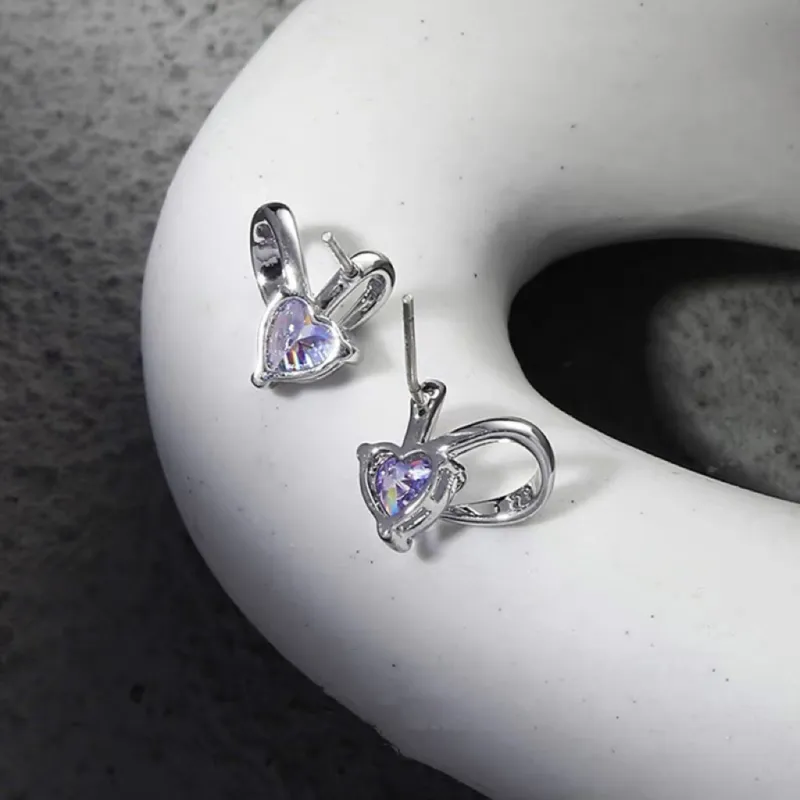 BLESSED BULLET Alloy Stud Earrings Women's-3