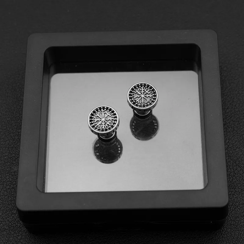 BLESSED BULLET Alloy Stud Earrings Men's-5