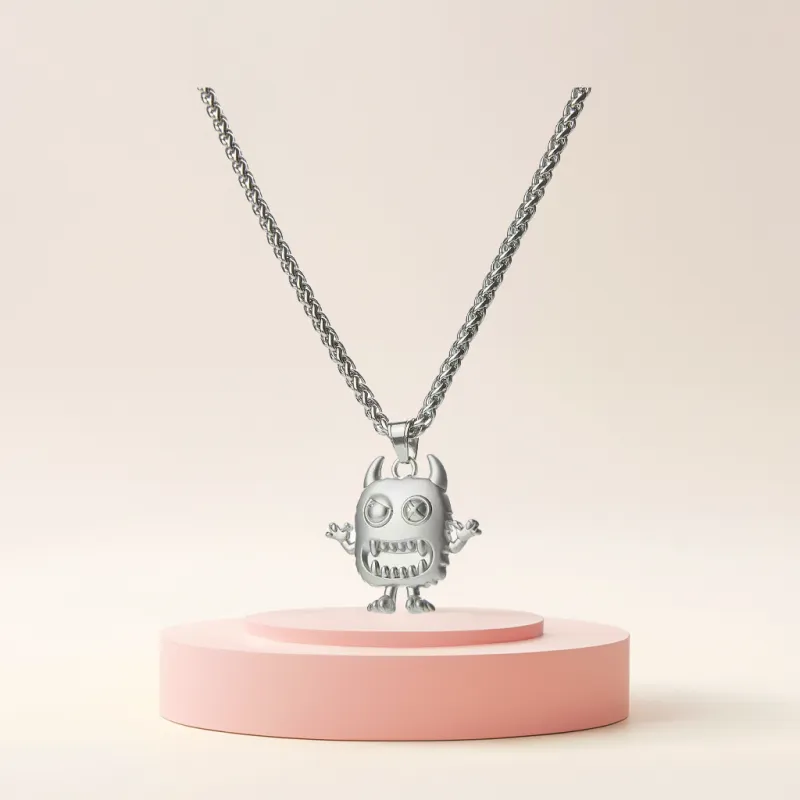 BLESSED BULLET Alloy Necklaces Unisex-3