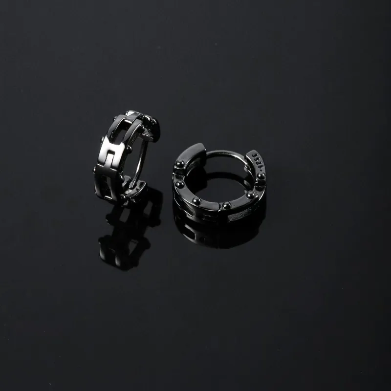 BLESSED BULLET Alloy Earrings Men's-11