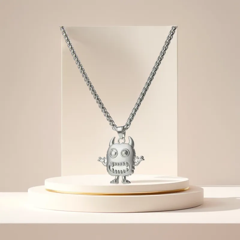 BLESSED BULLET Alloy Necklaces Unisex-4