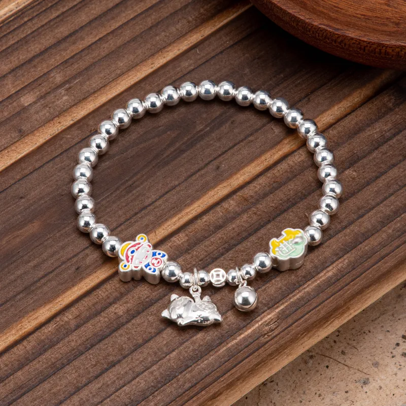 BLESSED BULLET 999 Fine Silver Bracelets Unisex-1