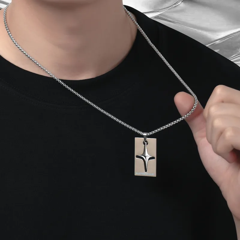 BLESSED BULLET Necklaces Unisex-5