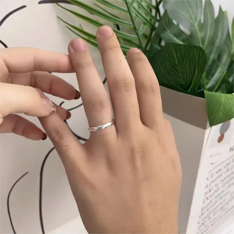 BLESSED BULLET Silver Rings Unisex-1
