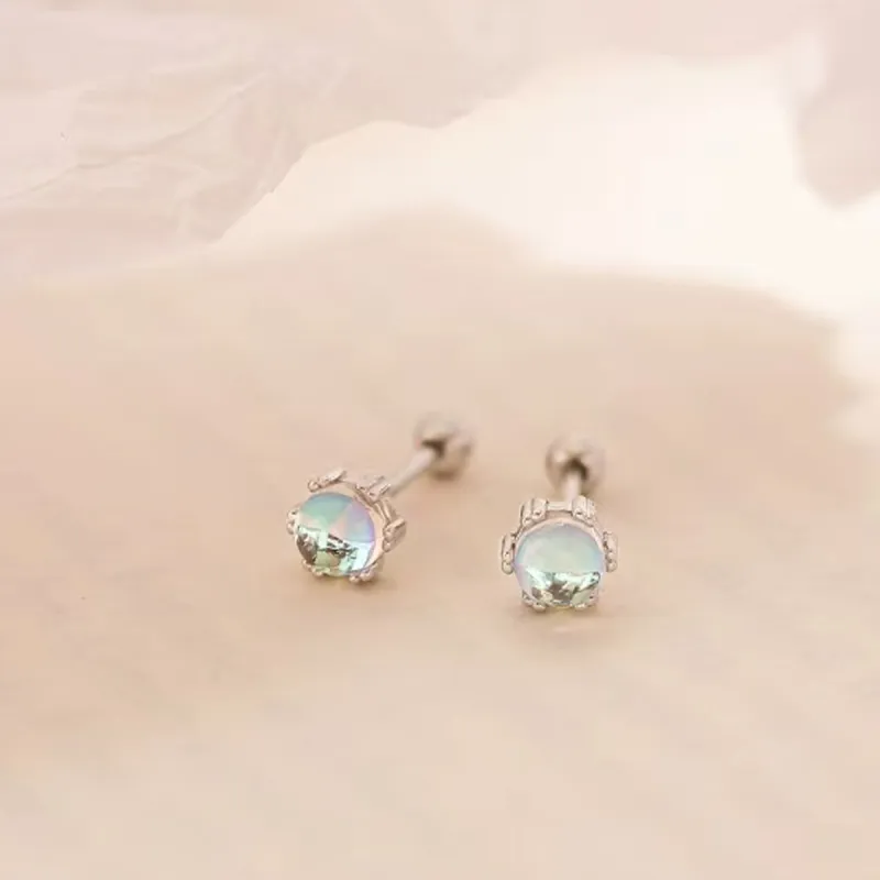 BLESSED BULLET Alloy Stud Earrings Unisex-4