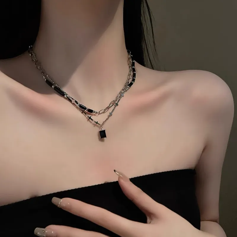 BLESSED BULLET Titanium Steel Necklaces Women's-4