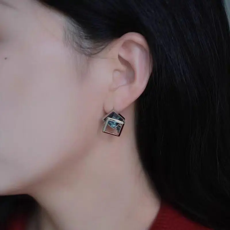 BLESSED BULLET Alloy Earrings Women's-3