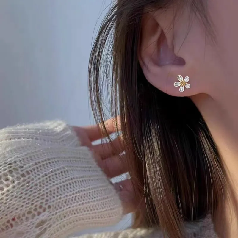 BLESSED BULLET Copper Stud Earrings Women's-2