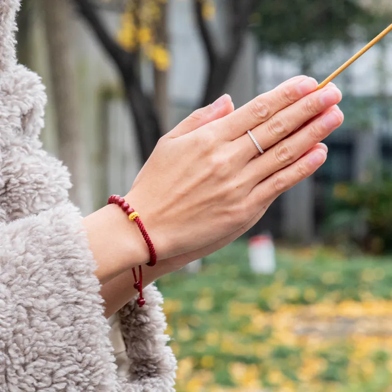 BLESSED BULLET Cinnabar Bracelets Unisex-2