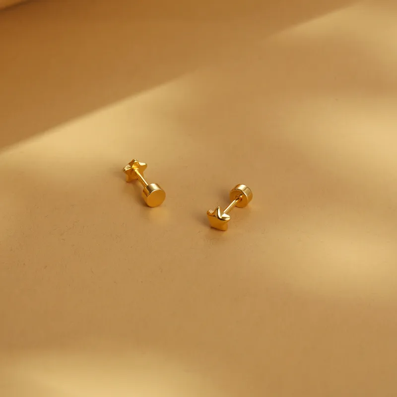 BLESSED BULLET Titanium Steel Stud Earrings Women's-2