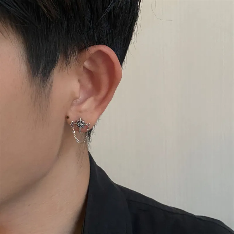 BLESSED BULLET Alloy Stud Earrings Unisex-3