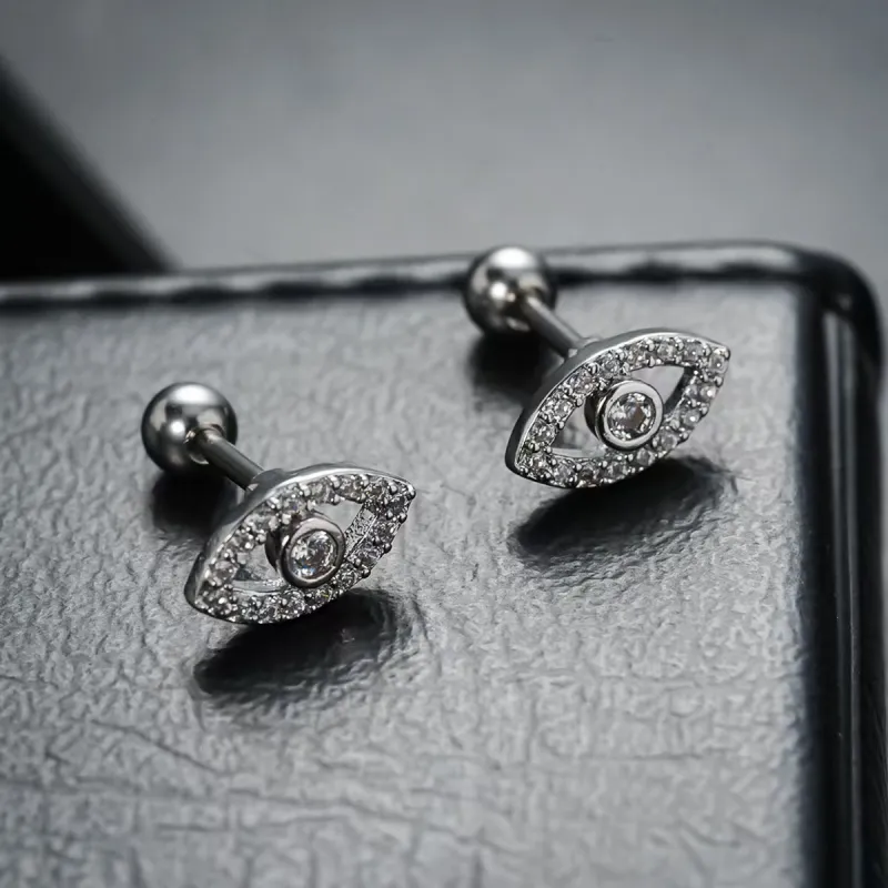 BLESSED BULLET Alloy Stud Earrings Women's-4