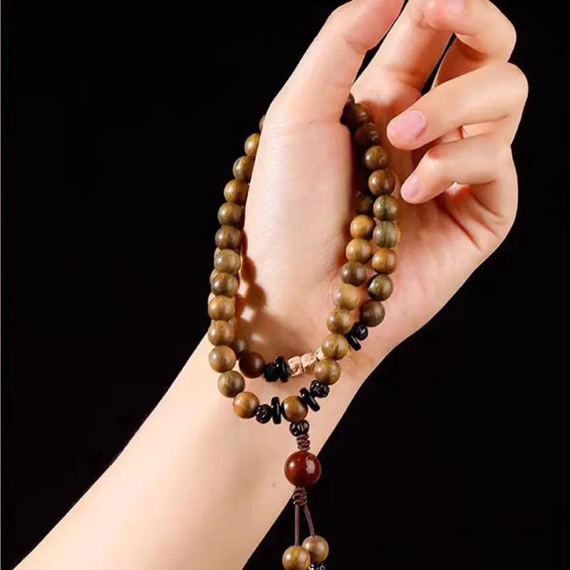 BLESSED BULLET Sandalwood Bracelets Unisex-2