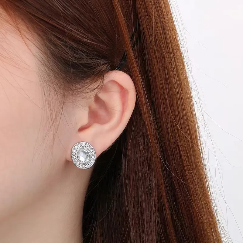 BLESSED BULLET Titanium Steel Stud Earrings Women's-2