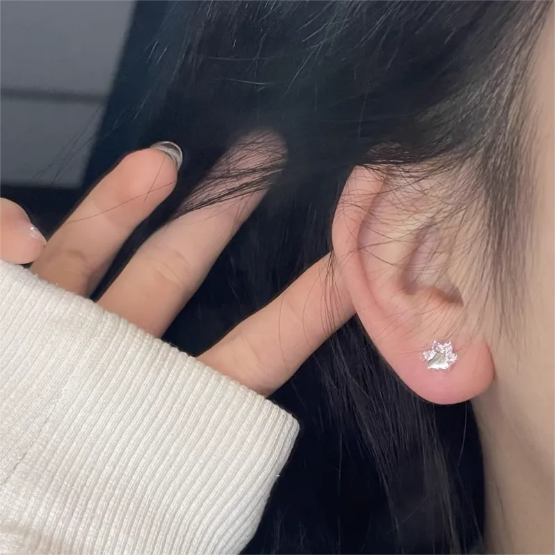 BLESSED BULLET Copper Stud Earrings Women's-2