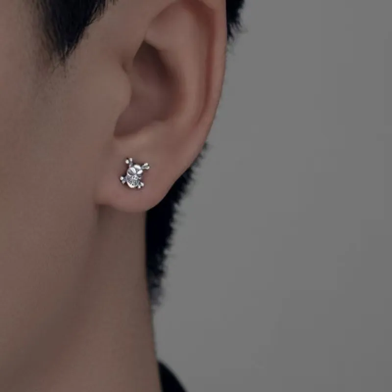 BLESSED BULLET Alloy Stud Earrings Men's-7