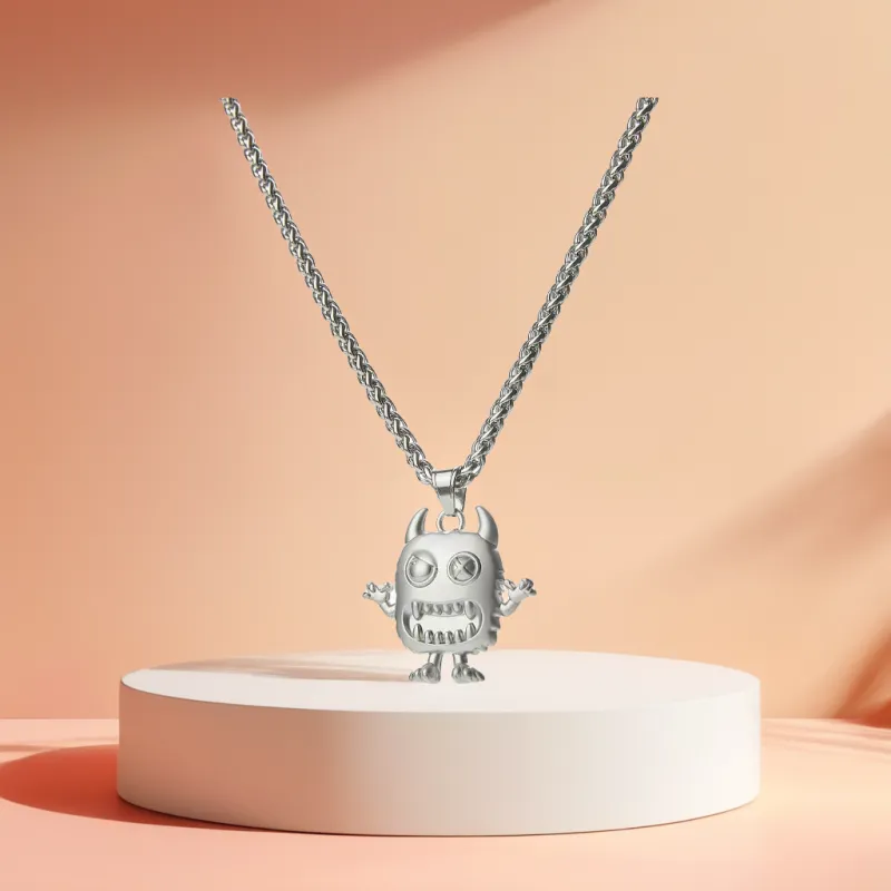 BLESSED BULLET Alloy Necklaces Unisex-5