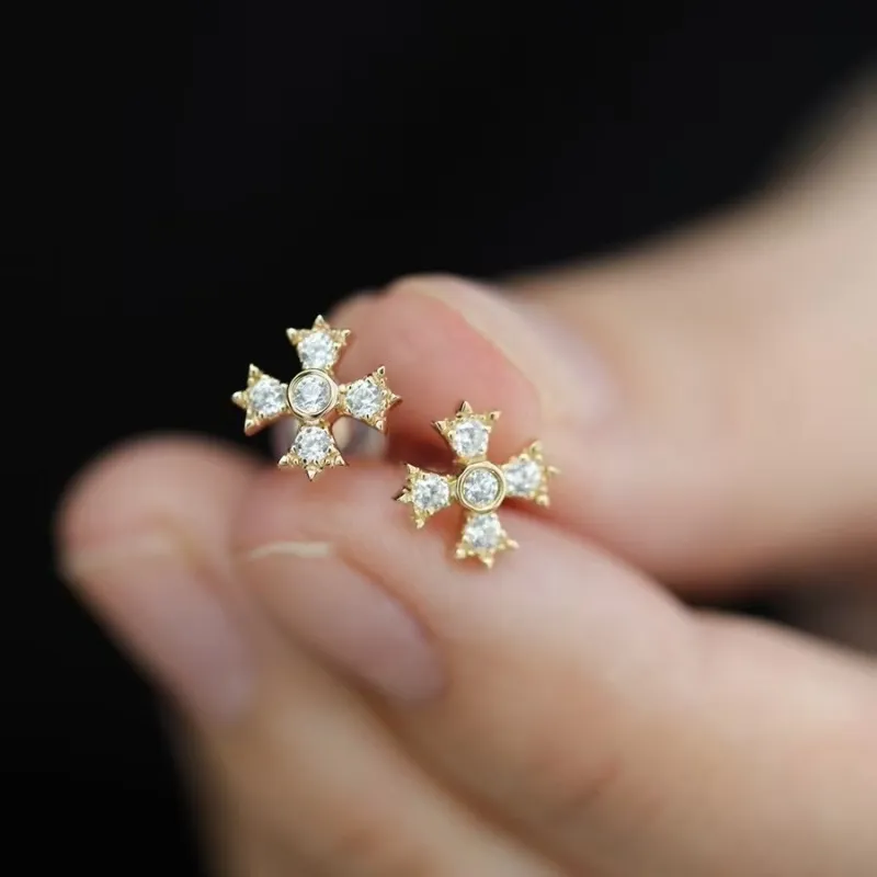 BLESSED BULLET Alloy Stud Earrings Women's-3