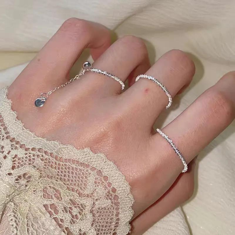 BLESSED BULLET Silver Rings Women's-4
