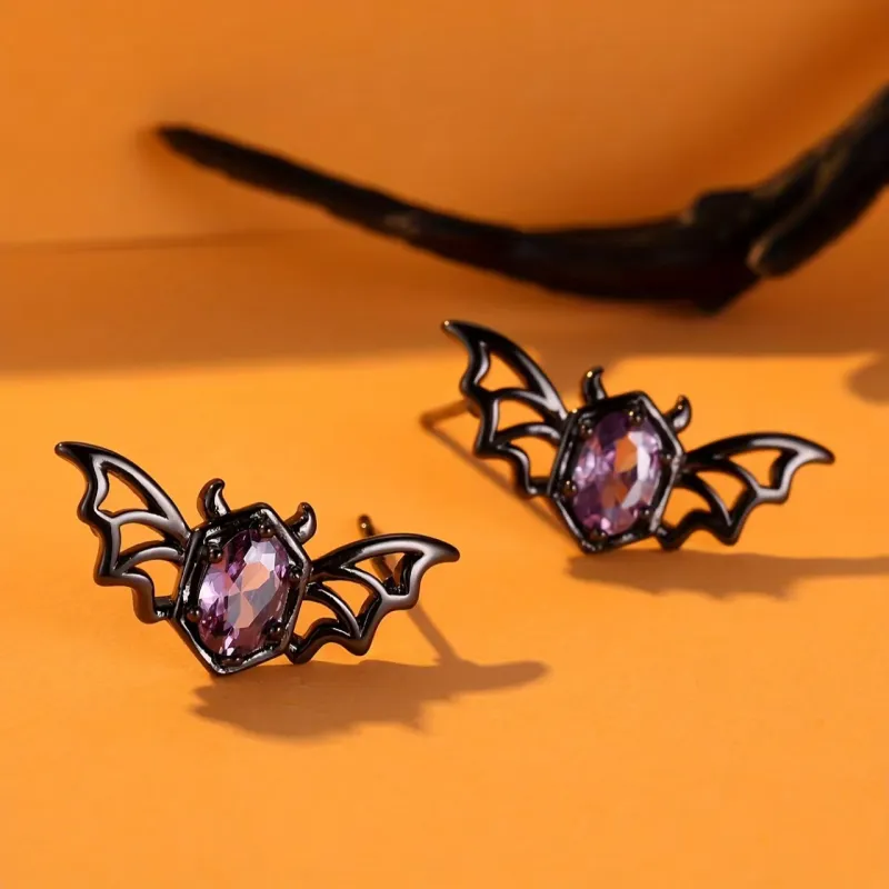 BLESSED BULLET Alloy Stud Earrings Unisex-4