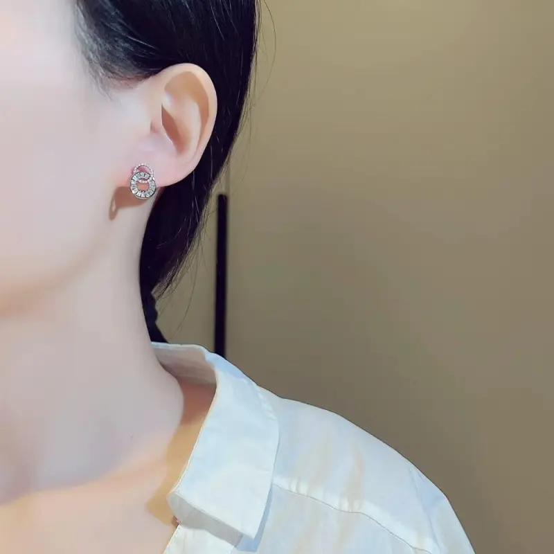 BLESSED BULLET Alloy Stud Earrings Women's-2