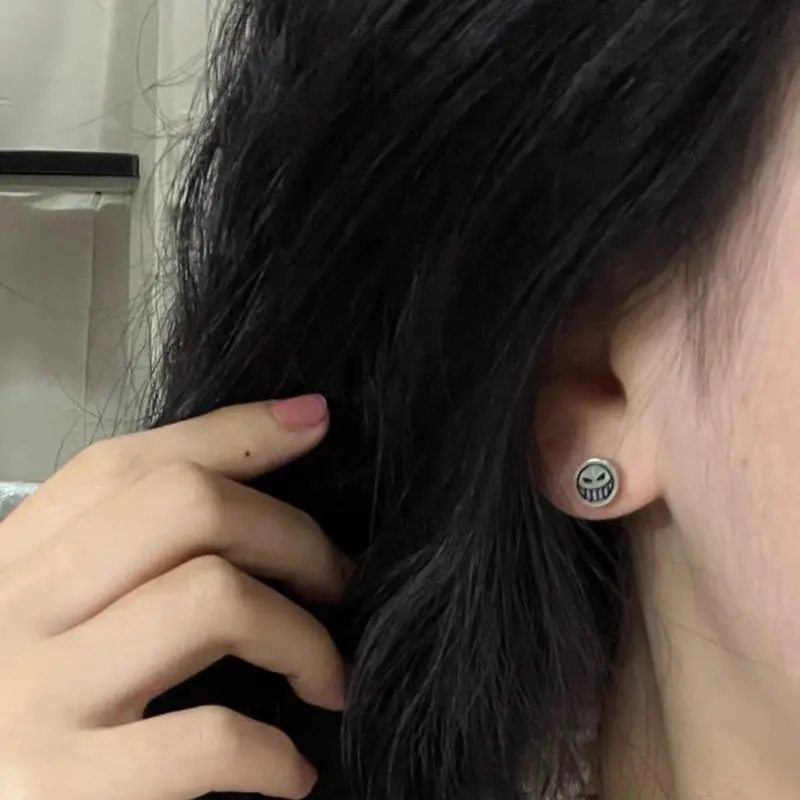 BLESSED BULLET Titanium Steel Stud Earrings Unisex-1