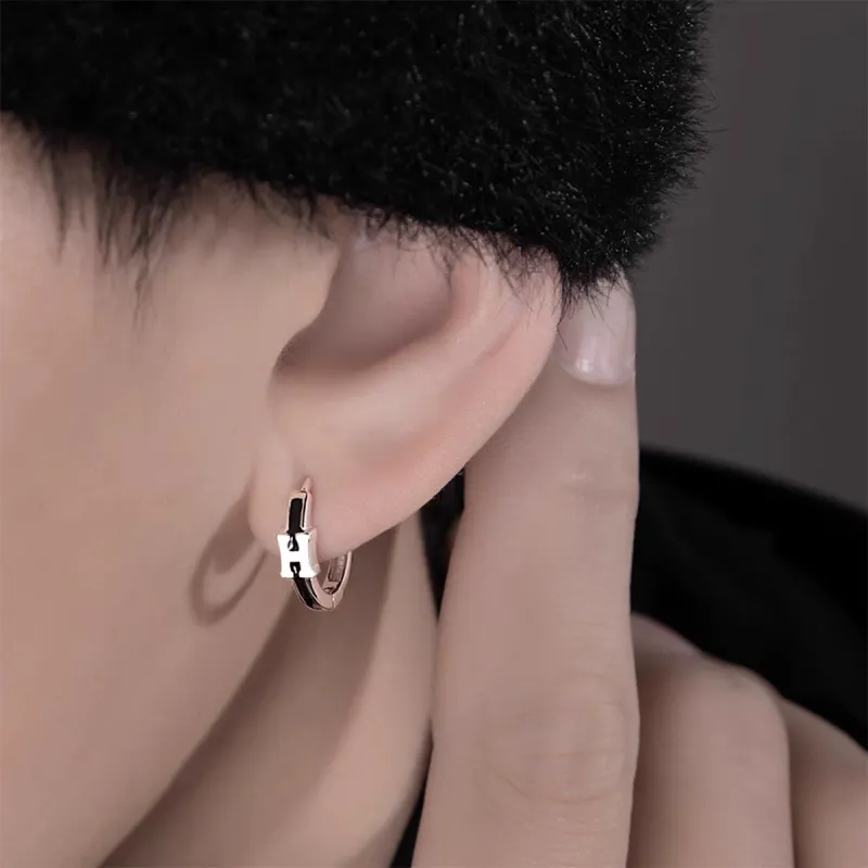 BLESSED BULLET Alloy Earrings Men's-3