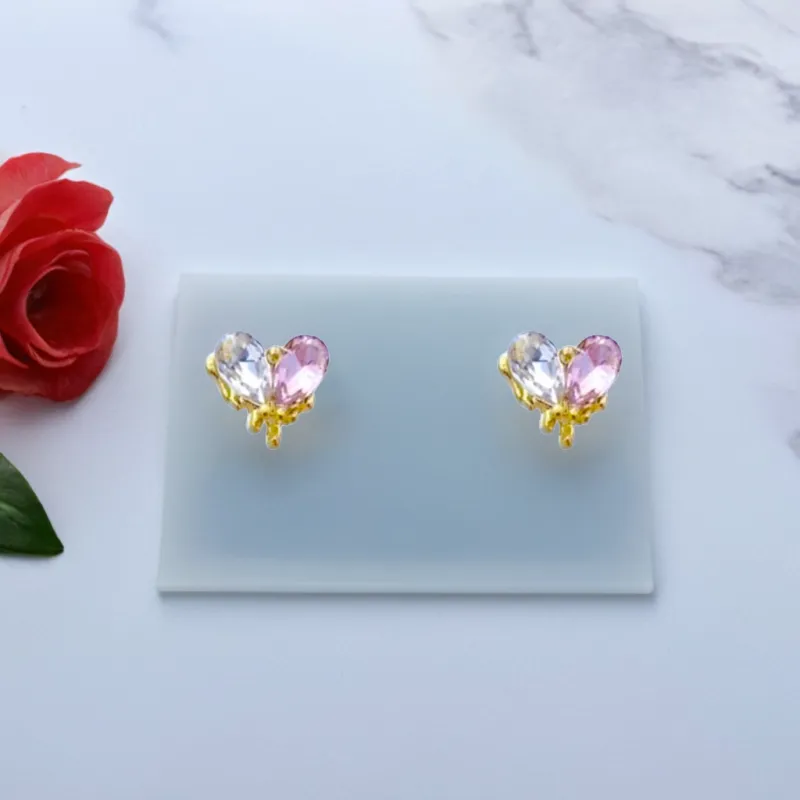 BLESSED BULLET S925 Sterling Silver Stud Stud Earrings Women's-3