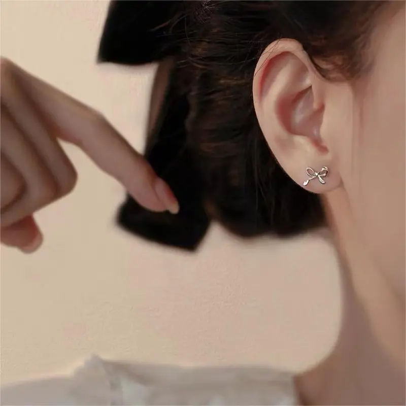BLESSED BULLET 925 Sterling Silver Stud Earrings Women's-2