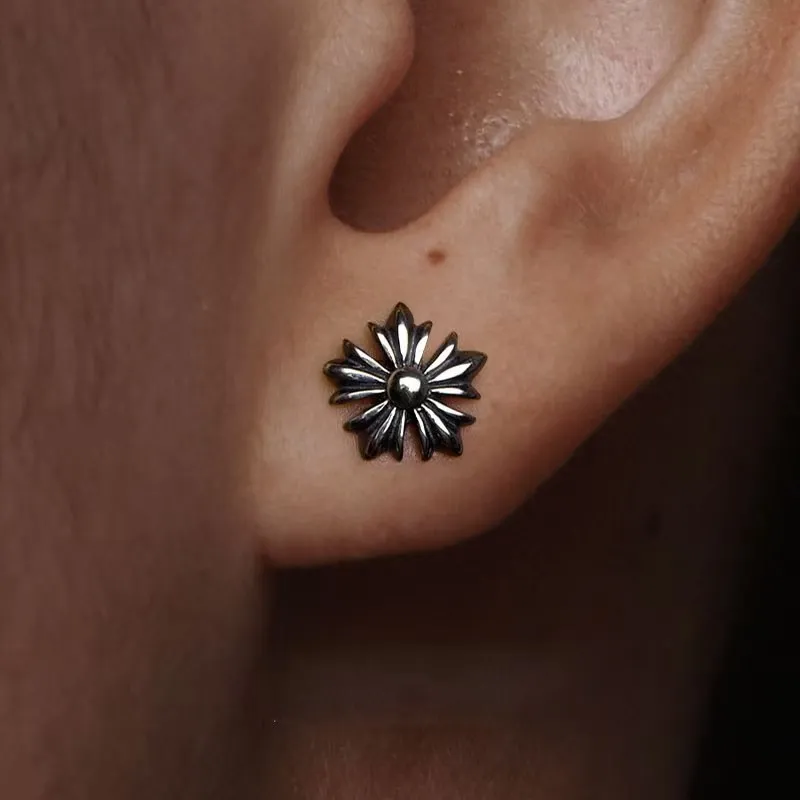 BLESSED BULLET Alloy Stud Earrings Men's-5