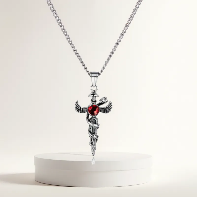 BLESSED BULLET Alloy Necklaces Unisex-1