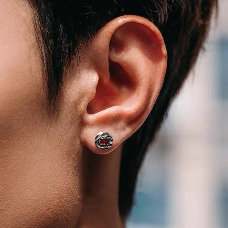BLESSED BULLET Copper Alloy Stud Earrings Unisex-1