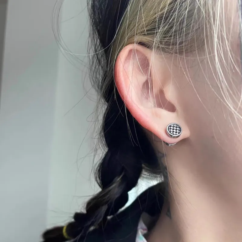 BLESSED BULLET Alloy Stud Earrings Unisex-1