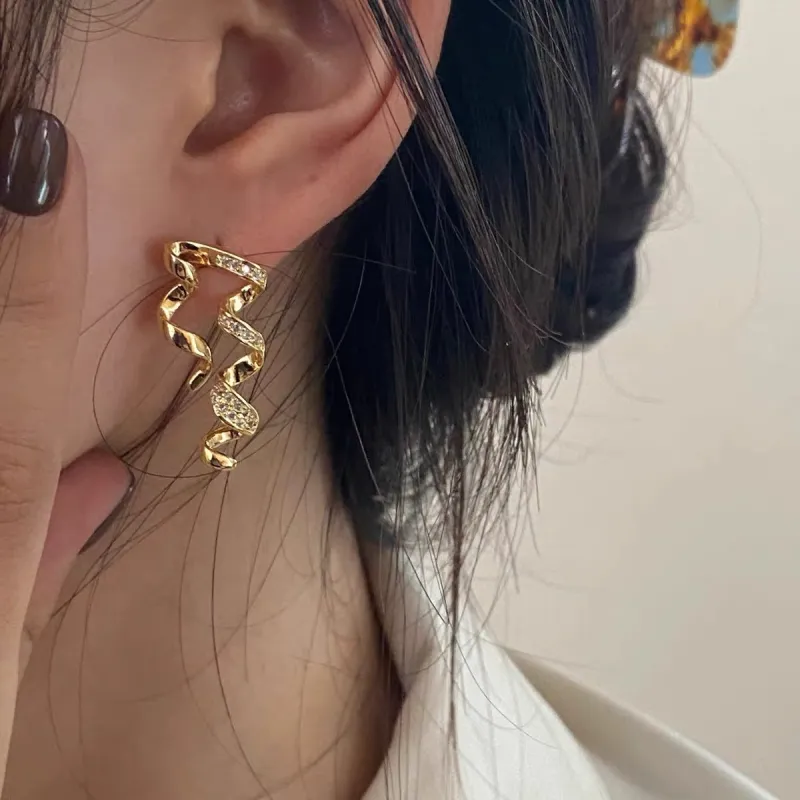 BLESSED BULLET Copper Earrings Women's-2