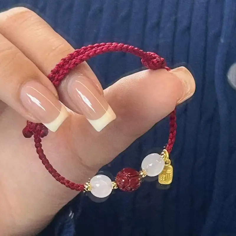 BLESSED BULLET Cinnabar Bracelets Unisex-3