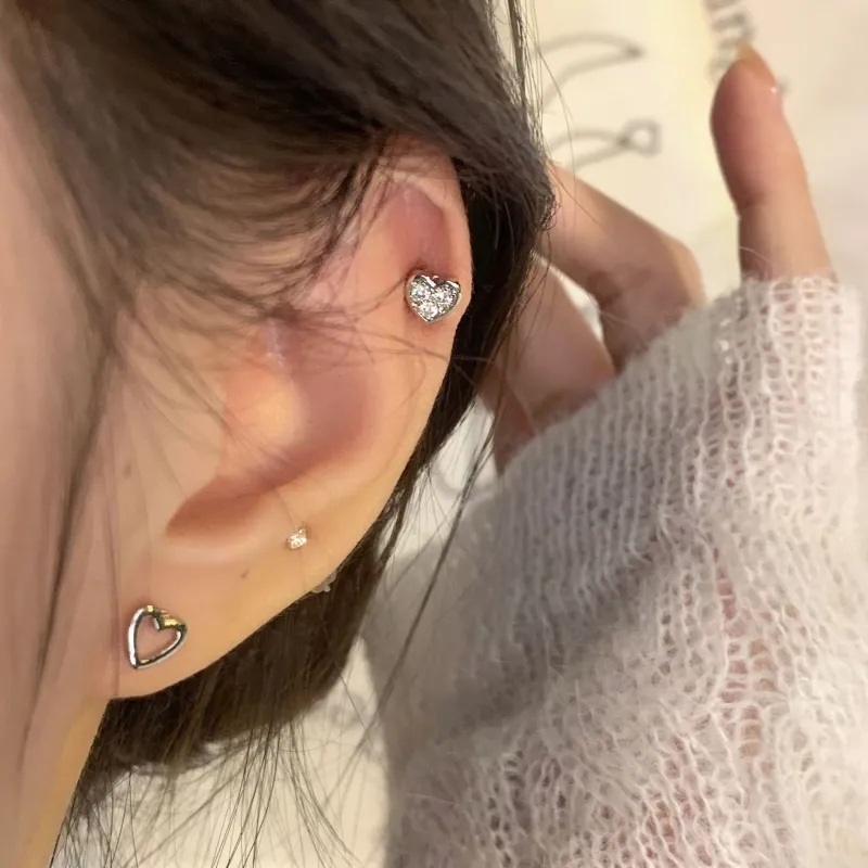 BLESSED BULLET Copper Alloy Stud Earrings Women's-1