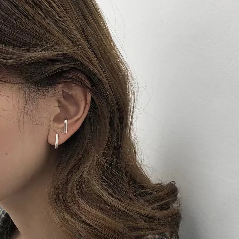 BLESSED BULLET Copper Stud Earrings Women's-2