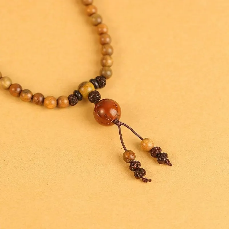 BLESSED BULLET Sandalwood Bracelets Unisex-5