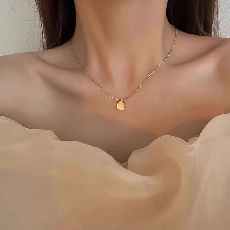 BLESSED BULLET Copper Necklaces Unisex-2