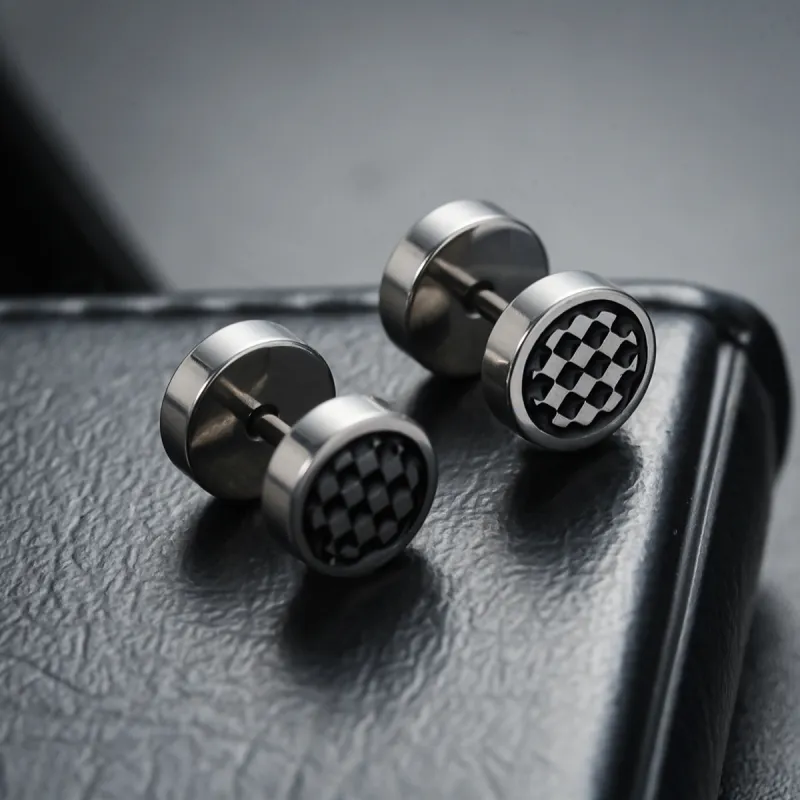 BLESSED BULLET Alloy Stud Earrings Unisex-10