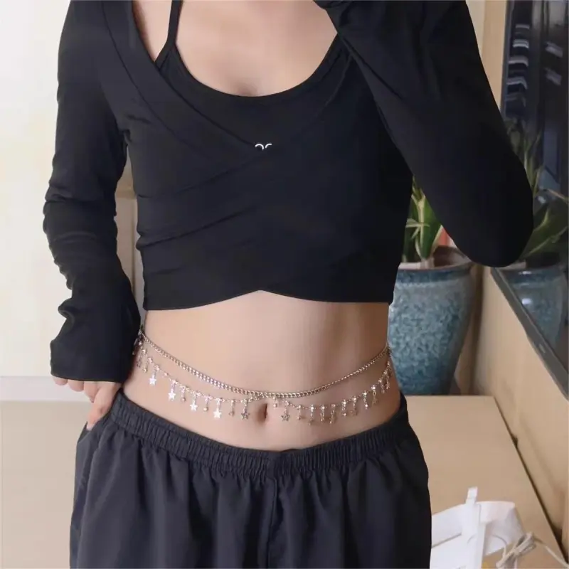 BLESSED BULLET Alloy Body Chains Women's-5