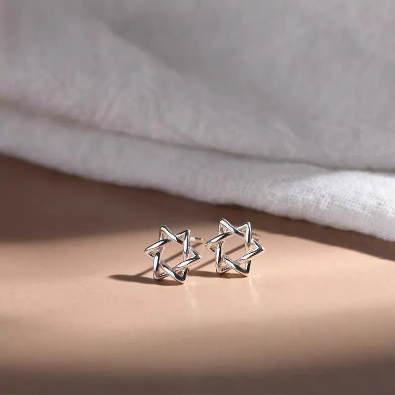 BLESSED BULLET Zircon Stud Earrings Women's-5