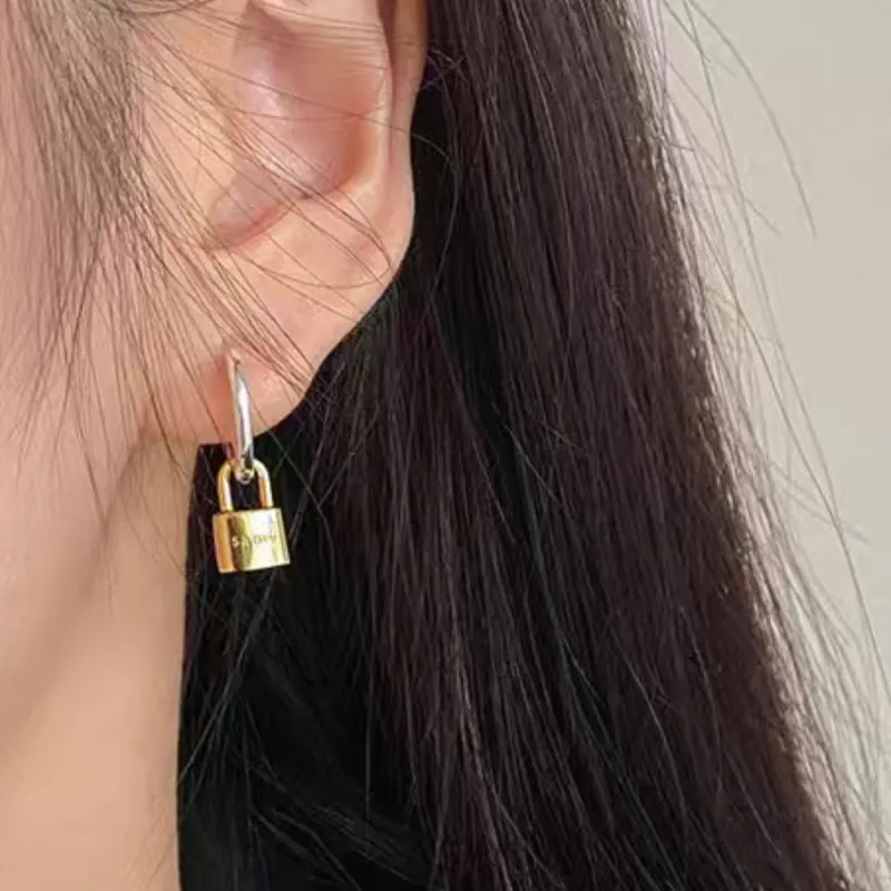 BLESSED BULLET Alloy Earrings Unisex-4