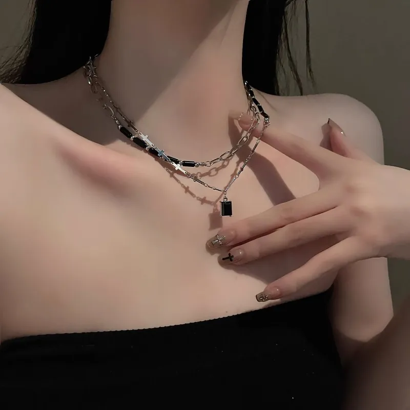BLESSED BULLET Titanium Steel Necklaces Women's-2