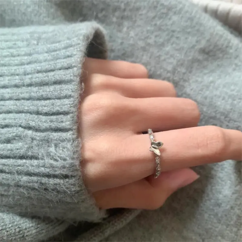 BLESSED BULLET Silver Rings Women's-5