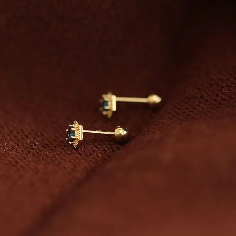 BLESSED BULLET Alloy Stud Earrings Women's-5