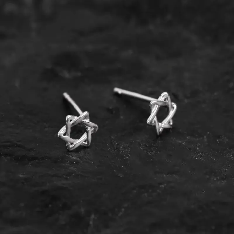 BLESSED BULLET Zircon Stud Earrings Women's-4